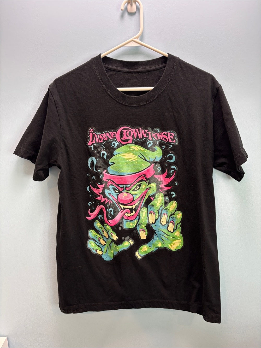 Insane Clown Posse ICP Graphic Tee Black No tags Fits Small/Medium